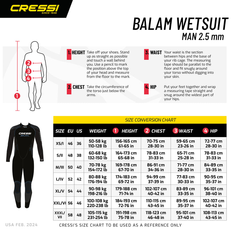 Traje Balam Man 2.5 / 3MM | Envio Gratis