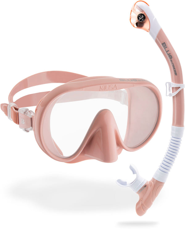 CRESSI Set Snorkeling Maschera Tino + Aeratore Scilla – Taglia Unica Adulti, Perfetto Per Mare E Piscina