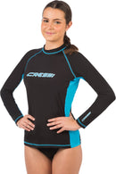 Playera Rash Guard Manga Larga Mujer