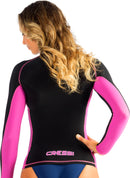 Playera Rash Guard Manga Corta Mujer