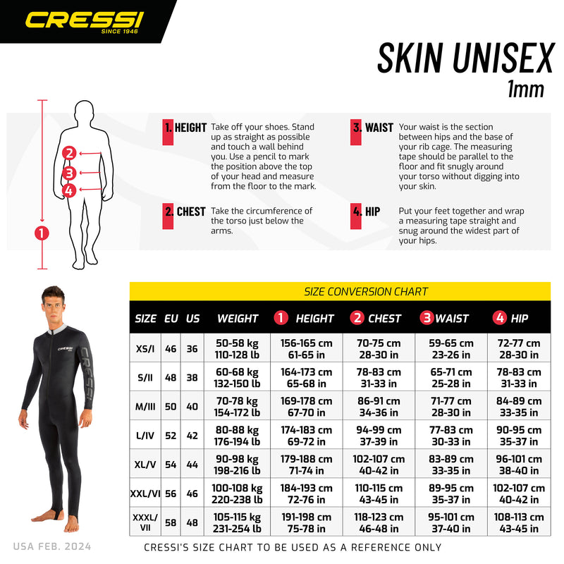 Skin Trajes de Lycra 1 mm Man | Envio Gratis