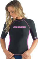 Playera Rash Guard Manga Corta Mujer